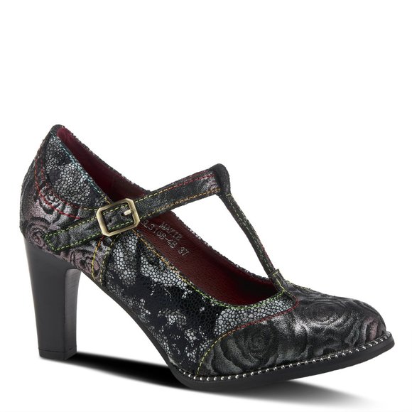 L'ARTISTE MAZIE SHOES BLACK MULTI